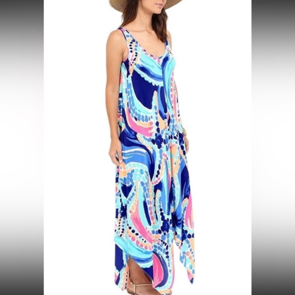 Lilly Pulitzer Anise Silkl Dress (size small)